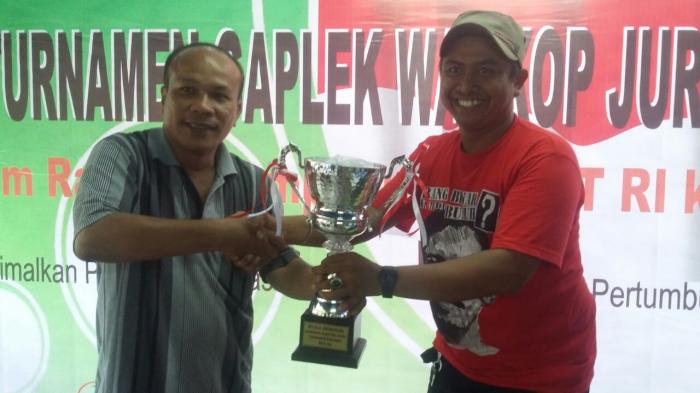 Turnamen Dam Batu Jurnalis Medan Semarakan Hari Kemerdekaan 