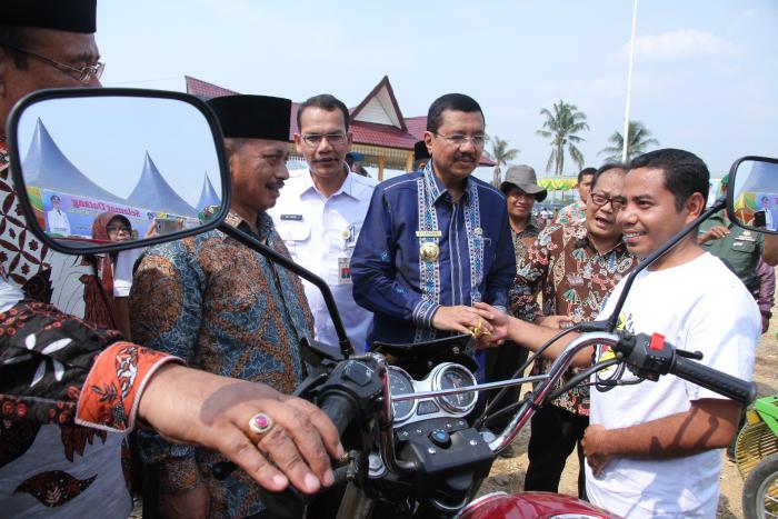Warga Sibuhuan Padang Lawas Dapat Bantuan Peningkatan Swasembada Pangan 