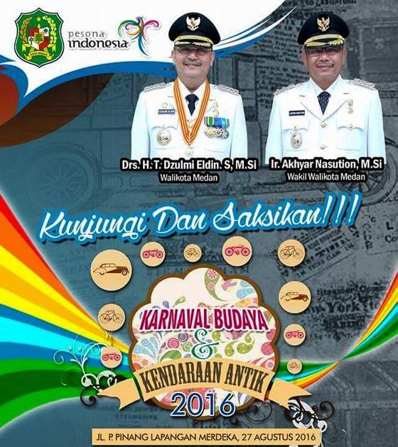 Besok, Pemko Medan Gelar Karnaval Budaya dan Kendaraan Antik