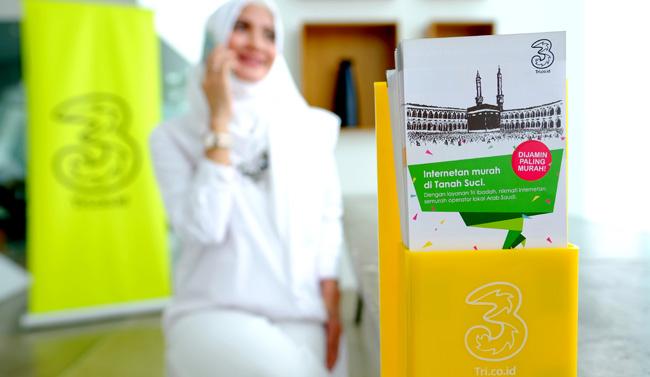 Tri Hadirkan Solusi Komunikasi Hemat Di Tanah Suci