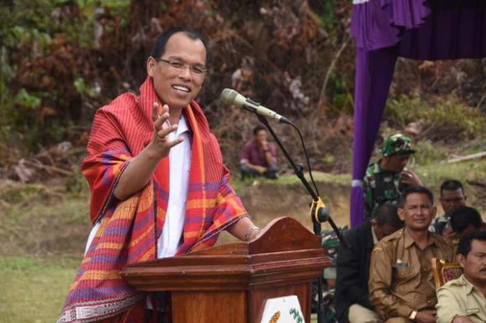 Bupati Humbahas Canangkan Bulan Bakti Gotong Royong Masyarakat ke 14 dan HKG PKK ke 45