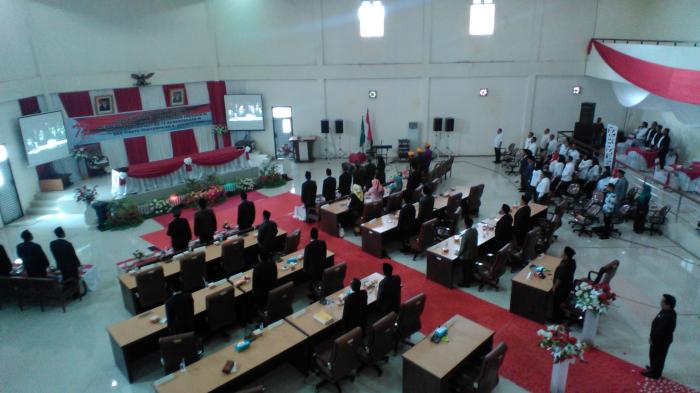 DPRD Tapsel Gelar Rapat Paripurna Istimewa Mendengar Pidato Kenegaraan HUT RI
