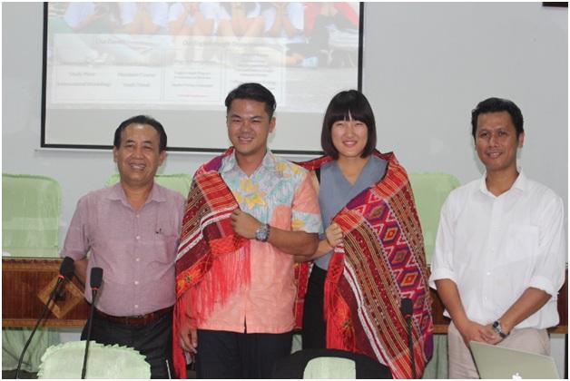 OIA Shih Chien University (SCU) Taiwan Presentasi di Nommensen 