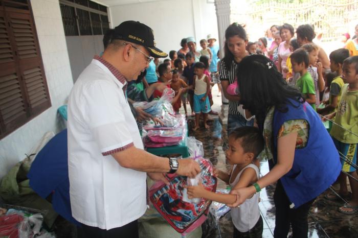 YSKI dan Pemko Medan Bantu Warga Kampung Tsunami Medan Timur
