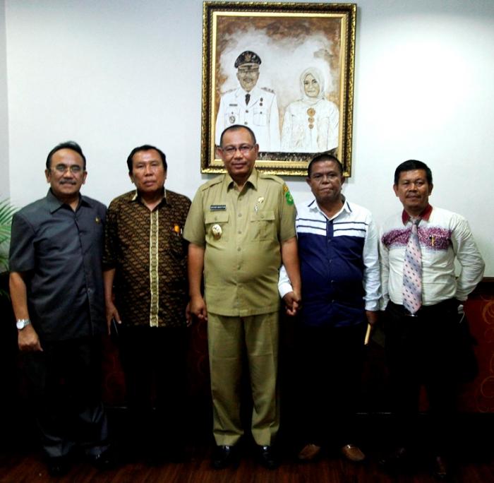 Panitia Peletakan Batu Alas Gereja HKBP Martoba Temui Wakil Wali Kota