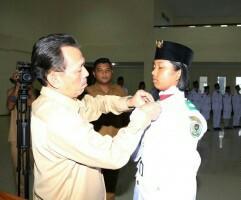 Paskibra Tapsel Dikukuhkan