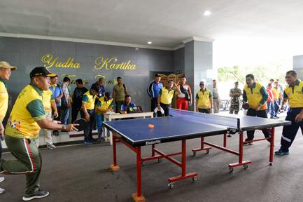 Gubernur Sabet Juara Pertama Tenis Meja Forkopimda Sumut