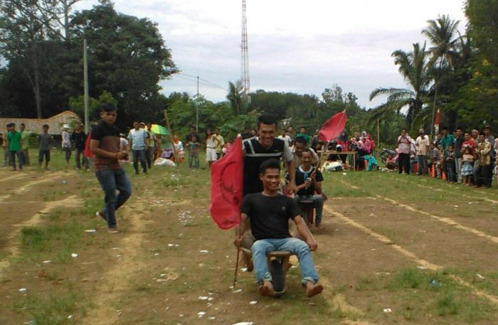 PDI Perjuangan Tapsel Rayakan HUT RI Bersama Masyarakat Panompuan