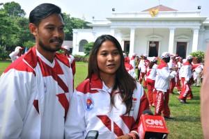 Ini Kesan Atlet Kontingen SEA Games Indonesia Dilepas Presiden