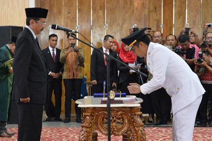 Lantik Hefriansyah , Gubsu : Lepaskan Ego Sektoral