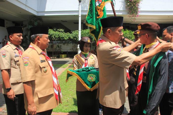 Kontingen Pramuka Kota Medan ke Raimuna Nasional 2017 Berangkat