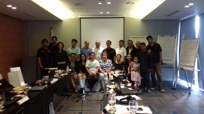 GARTEKS , FPE dan K2P  KSBSI dan FSPMI Indonesia Belajar Bermedsos Bersama Tokoh Buruh Internasional di Manila