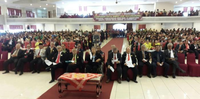 Pesta Parolop-olopon dan Rapot Bolon Punguan Pomparan Datu Lobi Sihombing Lumbantoruan Se-Jabodetabek Periode 2018-2023 Meriah