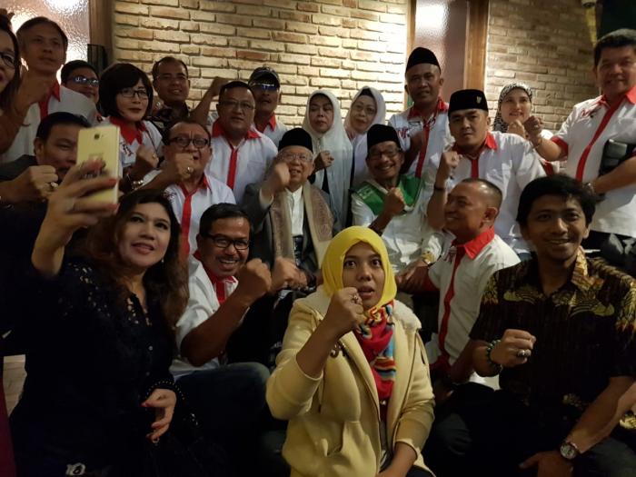Ketua DPP N4J, RE Nainggolan Silaturahmi dengan Cawapres KH Ma'ruf Amin