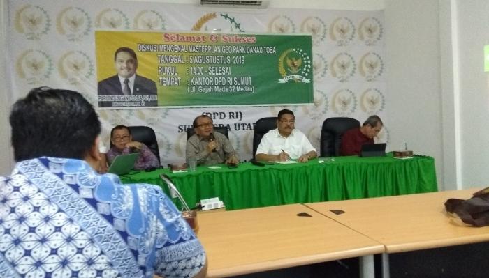 DPD RI Inisiasi Diskusi Mengenal Masterplan Geopark Kaldera Toba