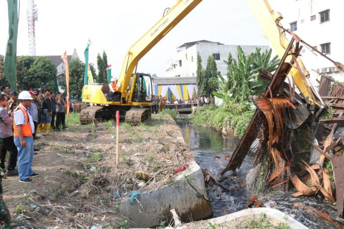 Pemko Medan, Pemprov Sumut dan Kodam I/BB Action Normalisasi Sungai Bedera Dimulai