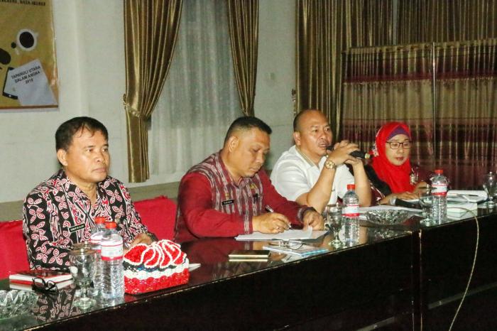 Bupati Taput Pimpin Rakor dan Evaluasi Data Publikasi TUDA Tahun 2019