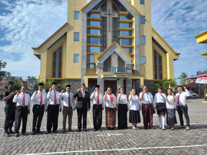 HKBP Tanjung Sari Medan Peringati HUT kemerdekaan 74 RI