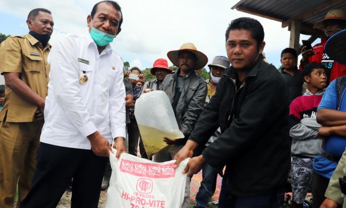 Wabup Taput Serahkan 463 Kartu Keluarga Sejahtera Kecamatan Siborong-borong dan Muara