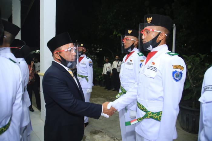 Bupati Labuhanbatu Saksikan Pengukuhkan 45 Orang Peserta Paskibraka Kabupaten