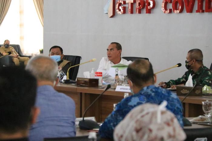 Pemprovsu Lakukan Pendisiplinan Masyarakat Atasi Covid 19