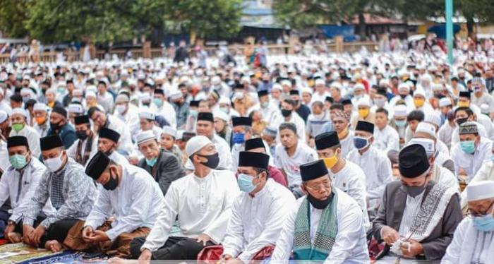 Pemko Padangsidempuan Gelar Sholat Idul Adha Di Mesjid Al-Abror