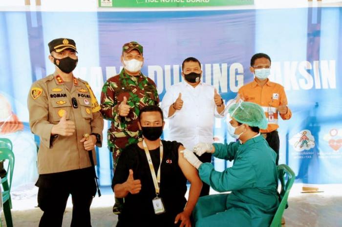 Bupati Tapsel Apresiasi PT Agincourt Resources Gelar Vaksinasi "Gotong Royong" Dosis Kedua
