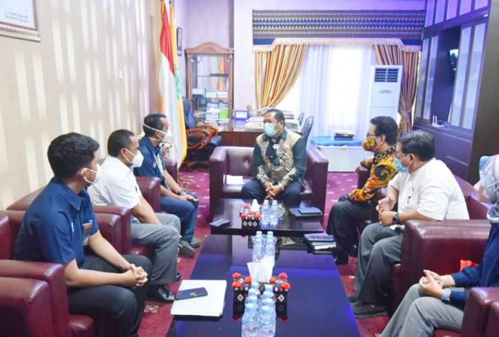 Walikota Sidimpuan Terima Kunjungan GM PT Telkom Witel Sumut