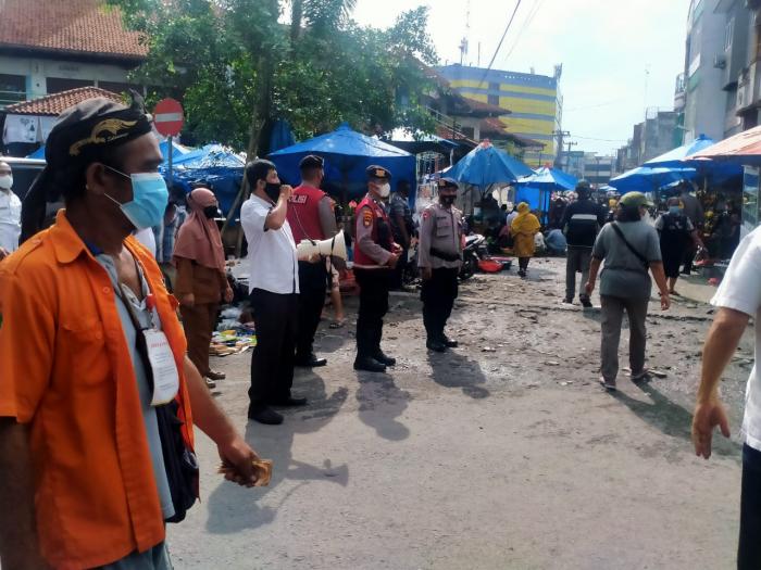 Ops Yustisi PPKM Level 4, Brimob Poldasu Gencarkan Himbauan dan Teguran Kepada Masyarakat
