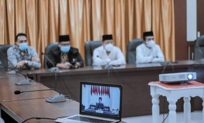Wakil Walikota Sidimpuan Ikuti Zikir Dan Doa Kebangsaan 76