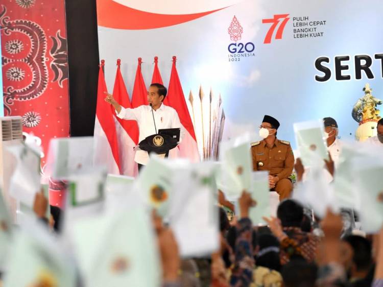 Presiden Jokowi: Kalau Masih Ada Mafia Tanah, Gebuk!