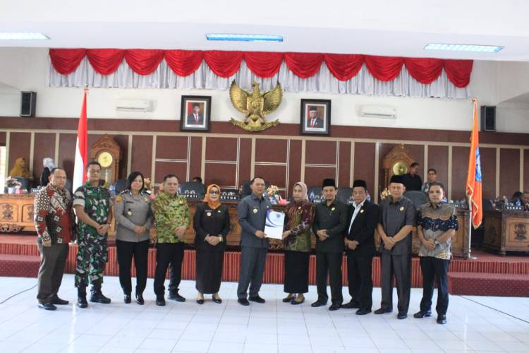 DPRD Kabupaten Labuhanbatu Setujui Rancangan Perubahan KUA dan PPAS APBD Kabupaten Labuhanbatu Ta. 2023