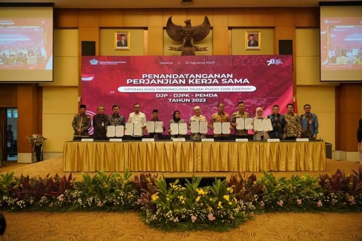 Bupati Humbahas Mou Bersama DJP-DJPK, Optimalkan Pemungutan Pajak Pusat Dan Daerah