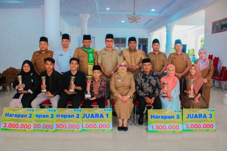 Sambut Peserta Lomba Festival Seni Qasidah Tingkat Provsu, Wabup : Terima kasih telah Membanggakan Kabupaten Labuhanbatu