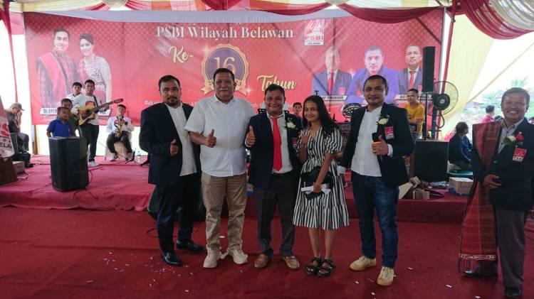 Rayakan HUT ke-16, PSBI Belawan Berangkatkan Sabam Manalu Maju Calon DPD Provinsi Sumatera Utara