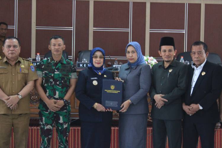 DPRD Kabupaten Labuhanbatu Setujui Ranperda Pertanggungjawaban Pelaksanaan APBD 2023