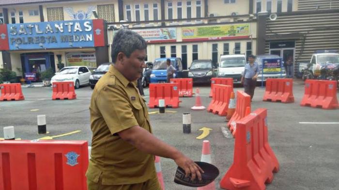 PNS Pemko Medan Tembak Calo Dekat Satlantas Polresta