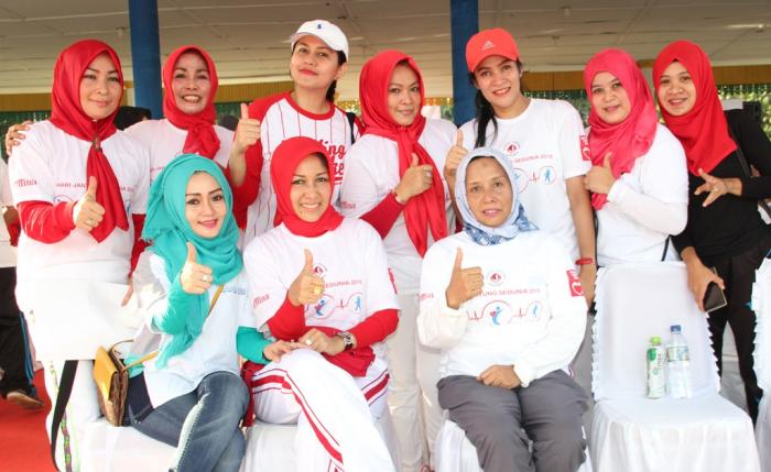 Senam Jantung Sehat Ramaikan Car Free Day