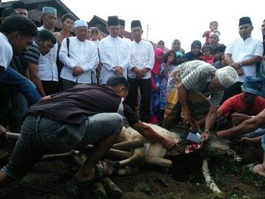 Bupati Tapsel Shalat Idul Adha di Marancar