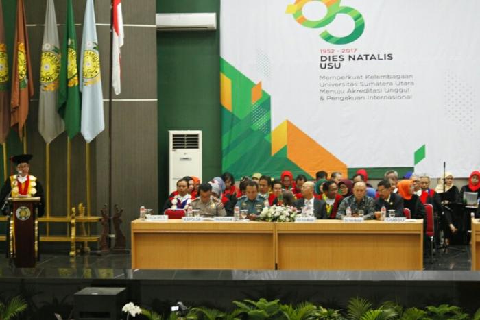 Wali Kota Medan Hadiri Dies Natalis Ke-65 Tahun USU