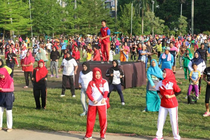 Antusiasme Masyarakat Ikut CFD dan Senam Jantung Sehat Semakin Tinggi