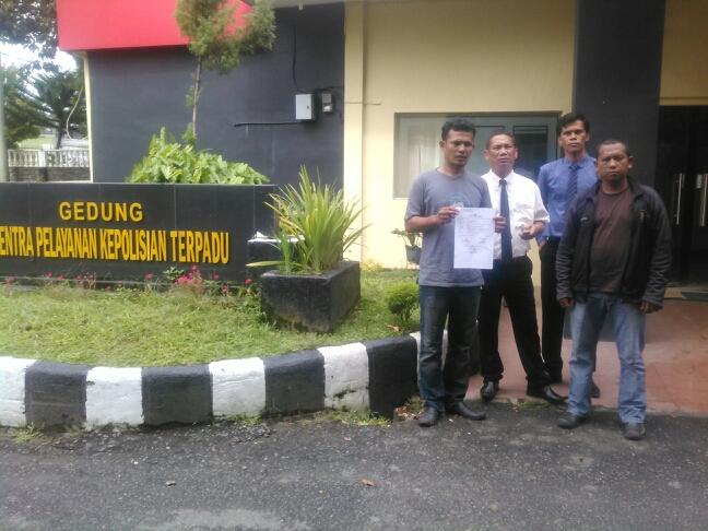 Antonius Manullang Laporkan Penganiayaan yang Dialaminya Ke Polda Sumut