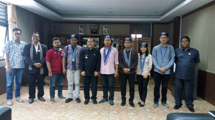 Pengurus GMKI Sampaikan Sejumlah Agenda Kerja Kepada Bupati Karo