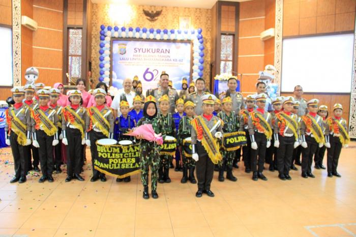 Syukuran HUT Lalu Lintas Bhayangkara Ke-62 Khidmat di Medan