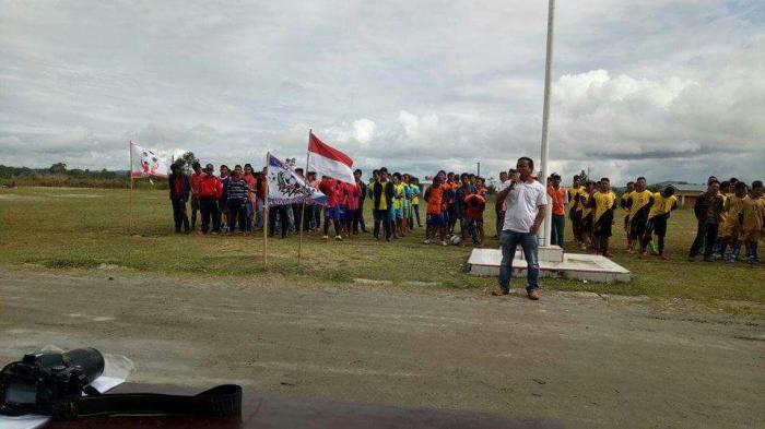 Selamat Bertanding!! Kompetisi Sepakbola Taruna Merah Putih Antar Klub se-Kecamatan Pollung Humbahas Resmi Dibuka