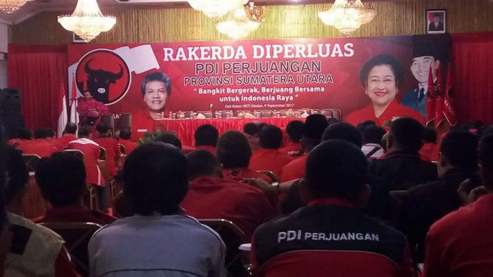 Rakerda 'Diperluas' PDI Perjuangan Sumut