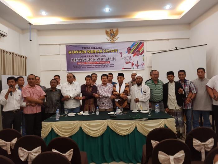 Dukung Jokowi - Ma'ruf Amin, Angkutan Umum Sumatera Utara Akan Gelar Konvoi Kerakyatan