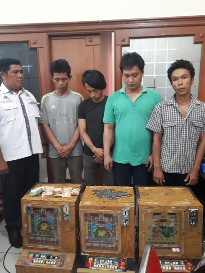 Akibat Judi Jackpot, 4 Begundal Diamankan Unit VC Polda Sumut