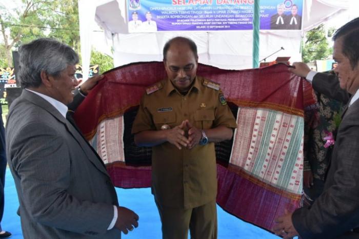 Peletakan Batu Pertama Pembangunan Rumdis Praeses HKBP