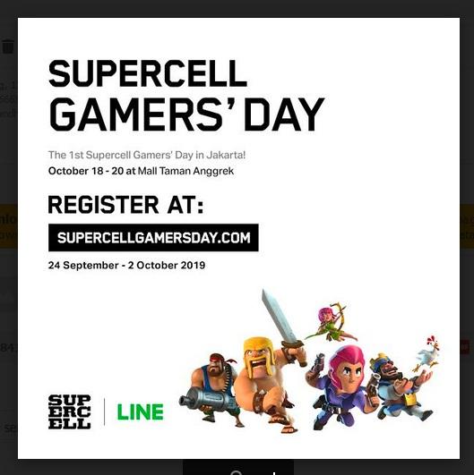 Ajang SUPERCELL Gamers' Day 2019 Akan Segera Digelar, Pendaftaran Online Resmi Dibuka